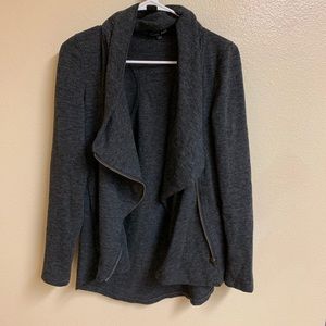 Charcoal Zip Sweater